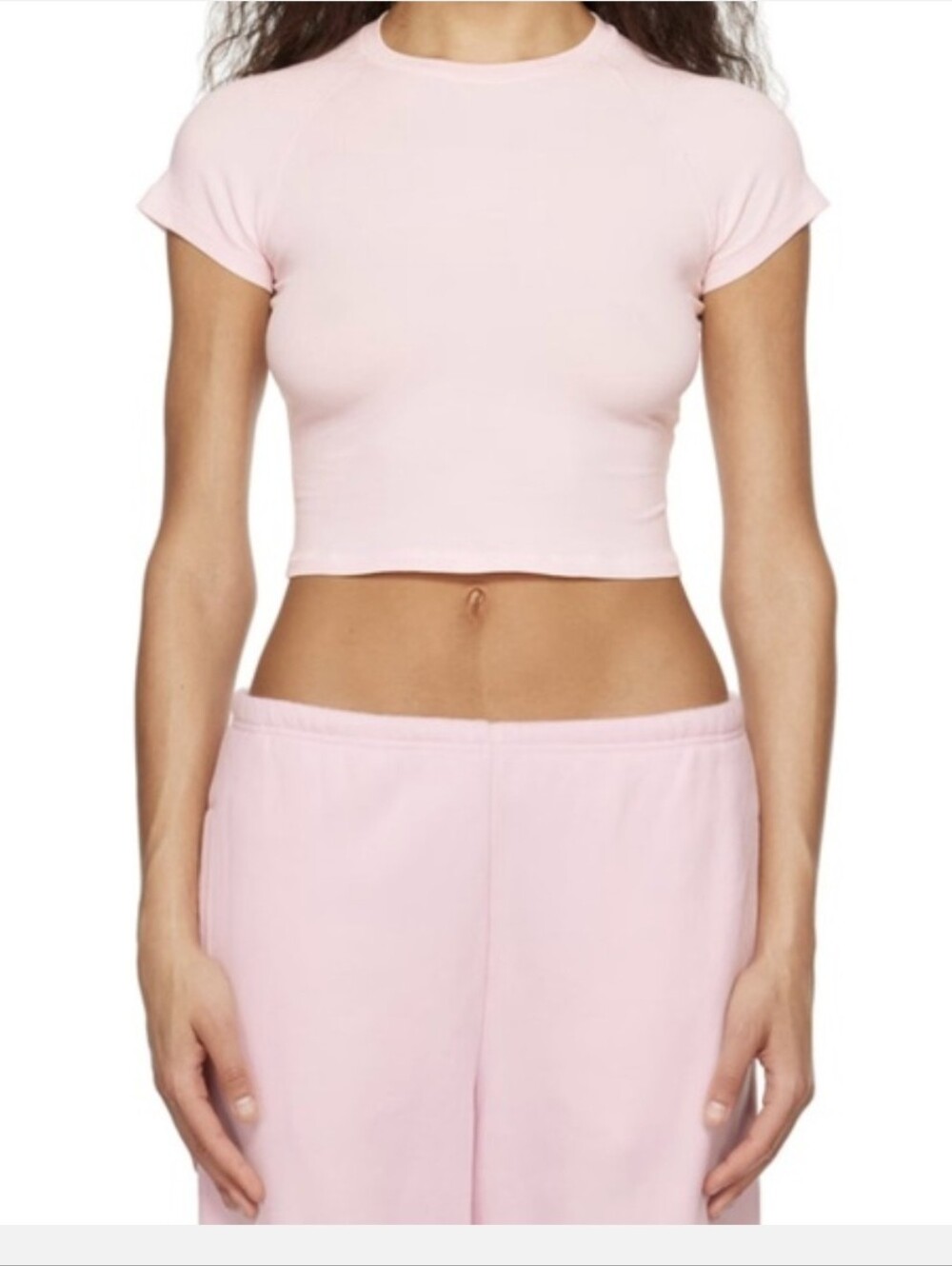 Skims Vintage Crop Raglan T-Shirt